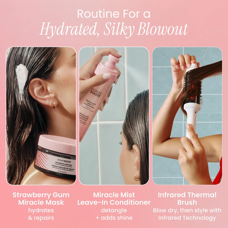 HG Strawberry Gum Miracle Mist Leave-In-Conditioner + Heat Protect 150ml