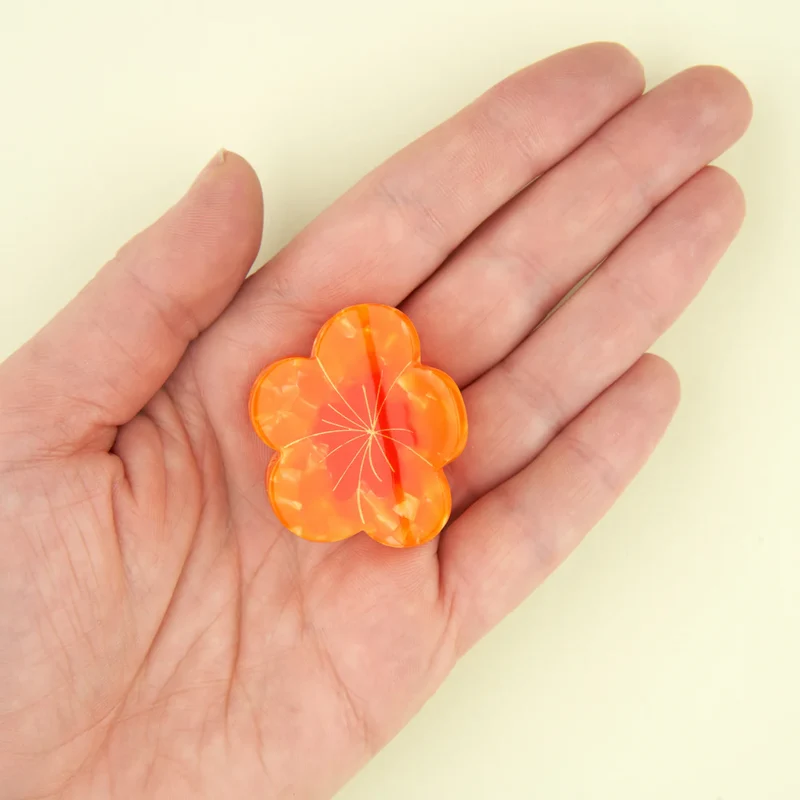 Nasturtium Mini Hair Claw