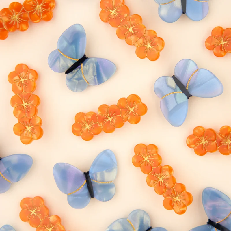 Nasturtium Hair Clip