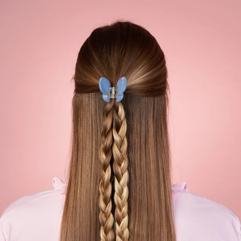 Lavender Butterfly Mini Hair Claw