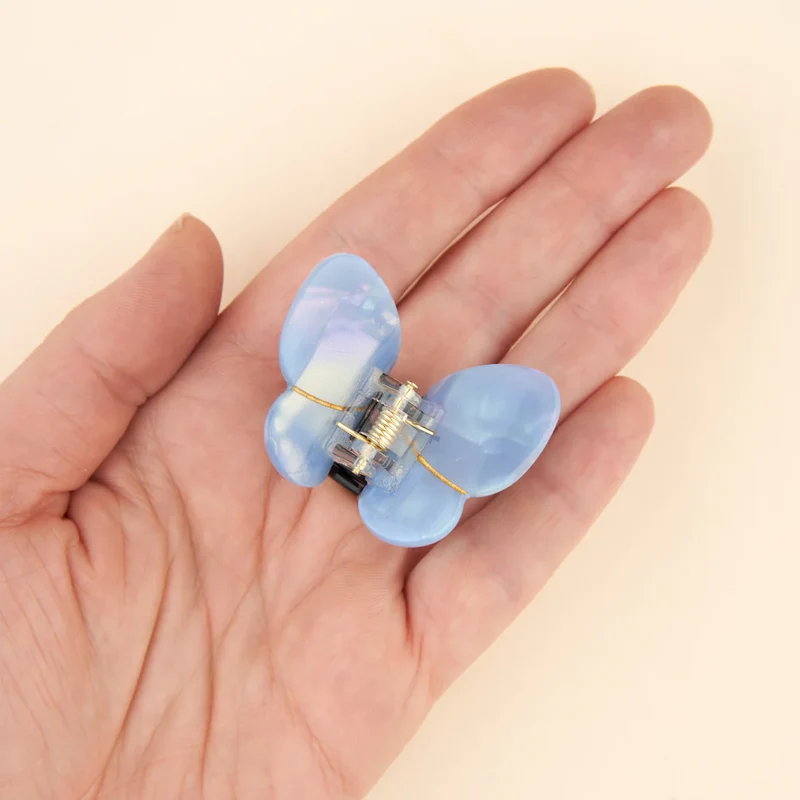Lavender Butterfly Mini Hair Claw