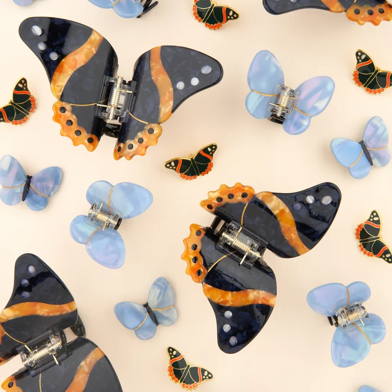 Black Butterfly Hair Claw