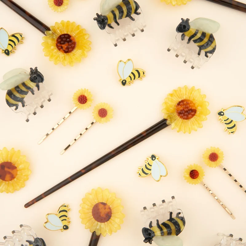 Sunflower Hair Stick
