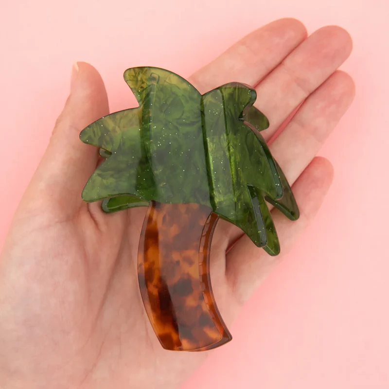 Palm Tree Hair Claw