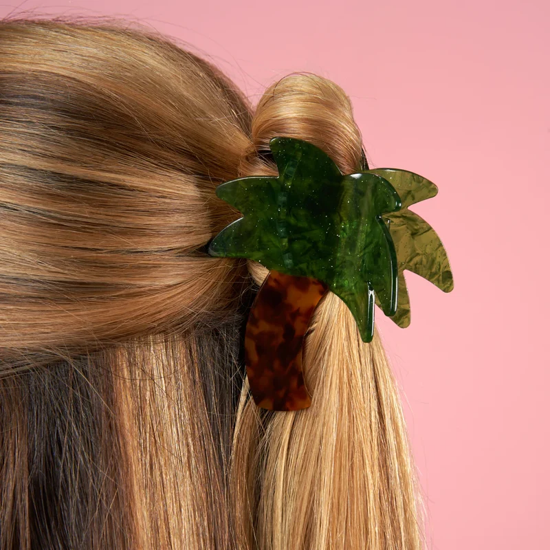 Palm Tree Hair Claw