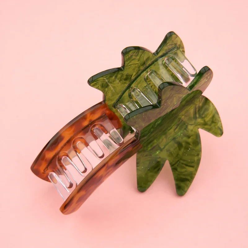 Palm Tree Hair Claw