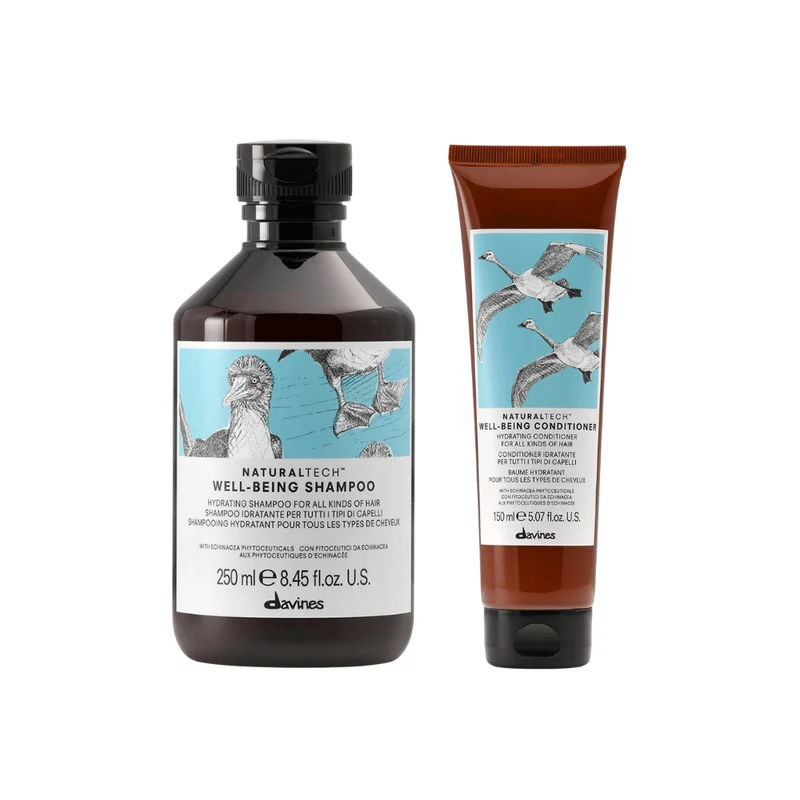 Davines Naturaltech Well Being Shampoo+ Davines Naturaltech Well Being Conditioner