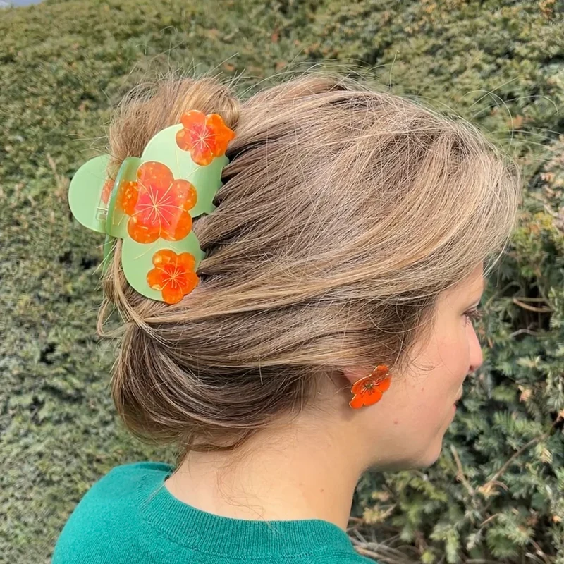 Nasturtium Hair Claw