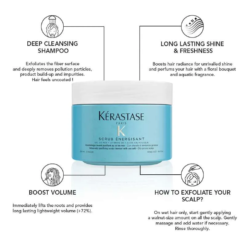 Kérastase Fusio Scrub Energisant für Tiefenreinigung 250ml