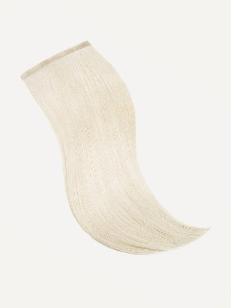 16" Seamless Platinum Blonde Clip-Ins (160g)