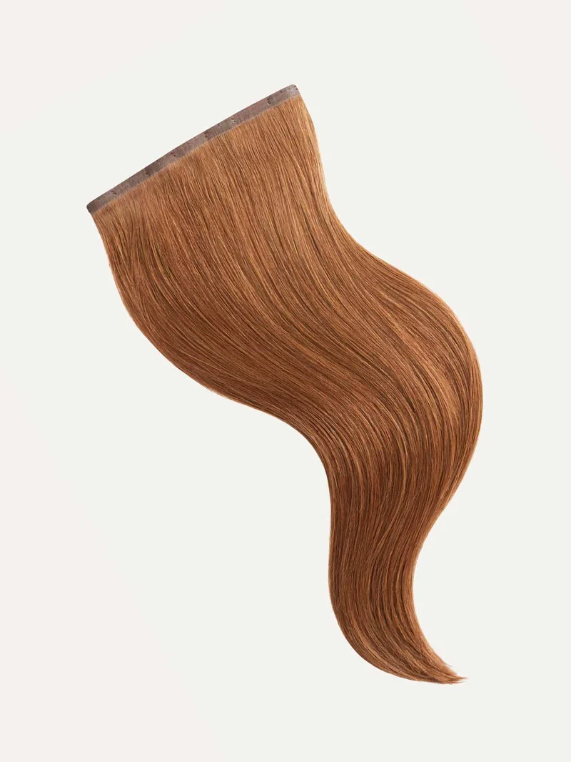 16" Seamless Natural Red Clip-Ins (160g)