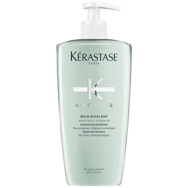 Kérastase Specifique Bain Divalent Shampoo voor een Vette Hoofdhuid en Gevoelige Lengten