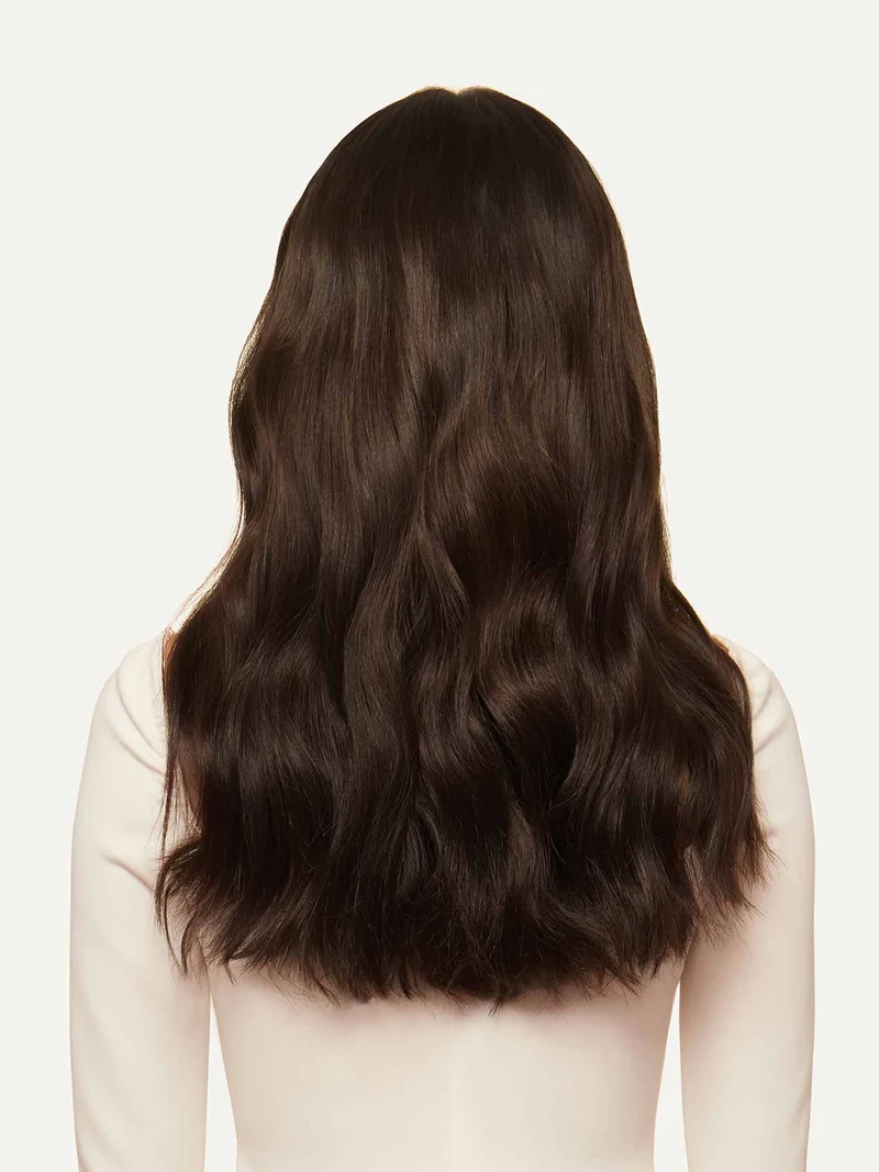 16" Seamless Dark Brown Clip-Ins (160g)