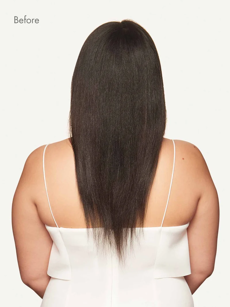 16" Seamless Mocha Brown Balayage Clip-Ins (160g)