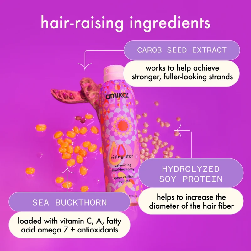 amika rising star volumising finish spray