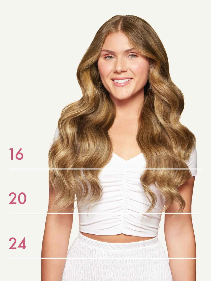 16" Seamless Bronde Balayage Clip-Ins (160g)