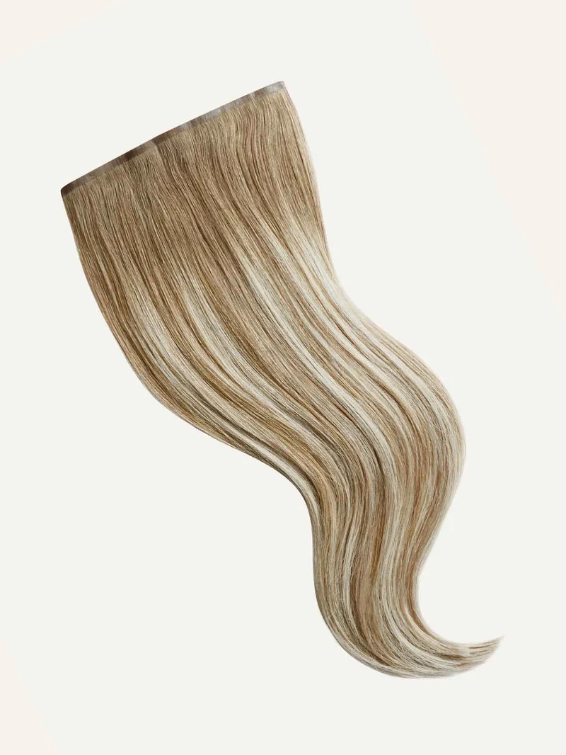 16" Seamless Natural Blonde Balayage Clip-Ins (160g)