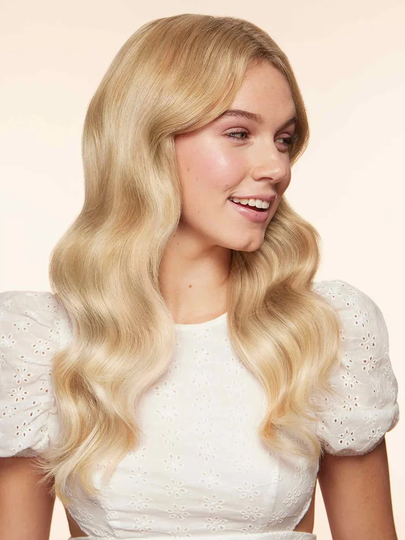 16" Seamless Blonde Balayage Clip-Ins (160g)