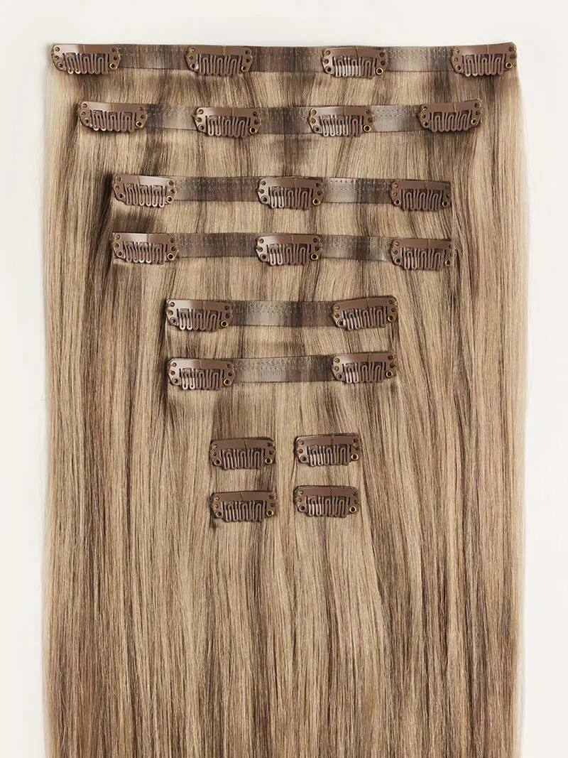 16" Seamless Dimensional Natural Blonde Clip-Ins (160g)