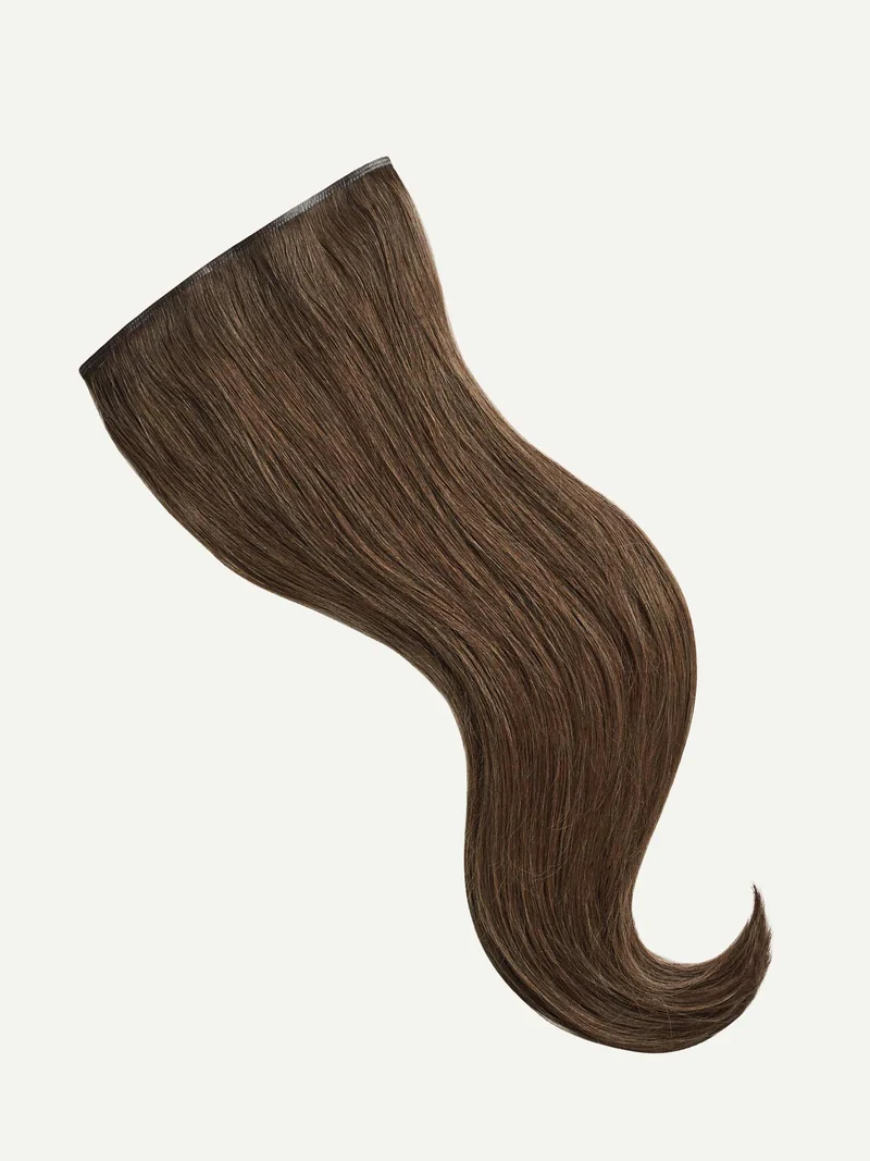24" Seamless Neutral Brown Clip-Ins (240g)