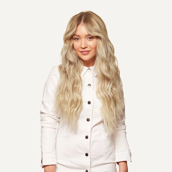 24" Seamless Dimensional Beige Blonde Clip-Ins (240g)
