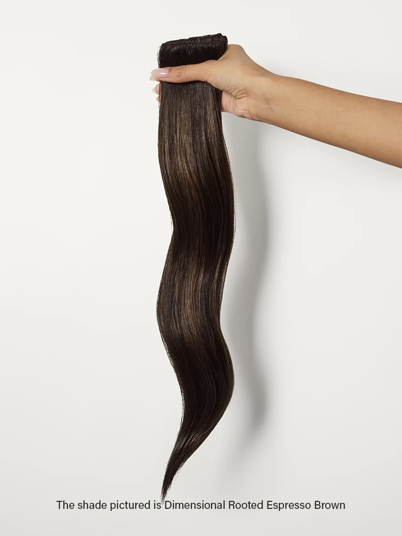20" Light Gray Scalp Hair Fill-Ins & Seamless Clip-Ins Bundle (230g)