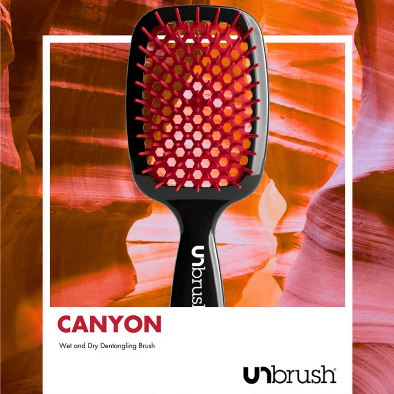 UNbrush Entwirrende Haarbürste - Canyon Rot