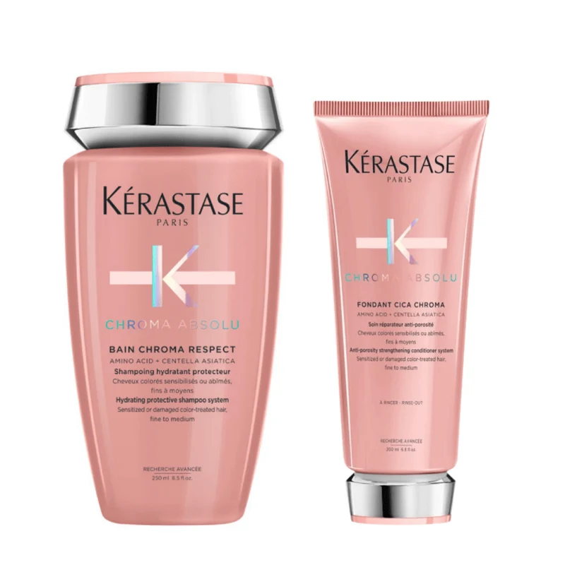 Kérastase Chroma Absolu Bain Chroma Respect 250ml + Fondant Cica Chroma 200ml