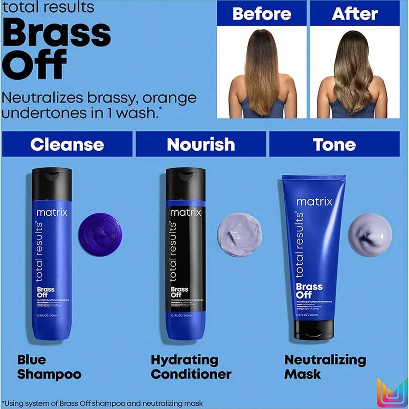 Total Results Brass Off Shampoo 1L