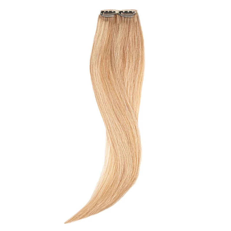 20" Human Hair 2 Clip-in - #613/10 Light Blonde/Light Caramel