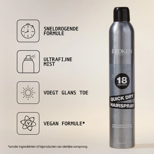 Redken 18 Schnell trocknendes Haarspray 400ml