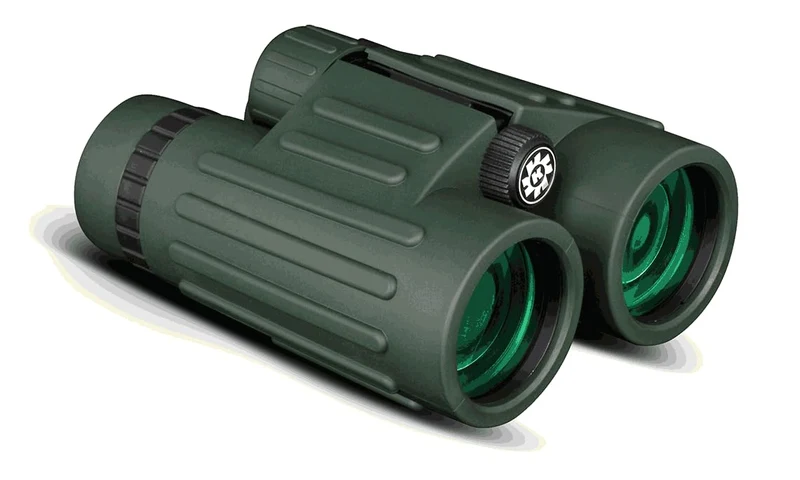 KONUS EMPEROR 10x42 Binocolo Verde Impermeabile con Correzione di Fase, Design Ergonomico, Zoom 10x42