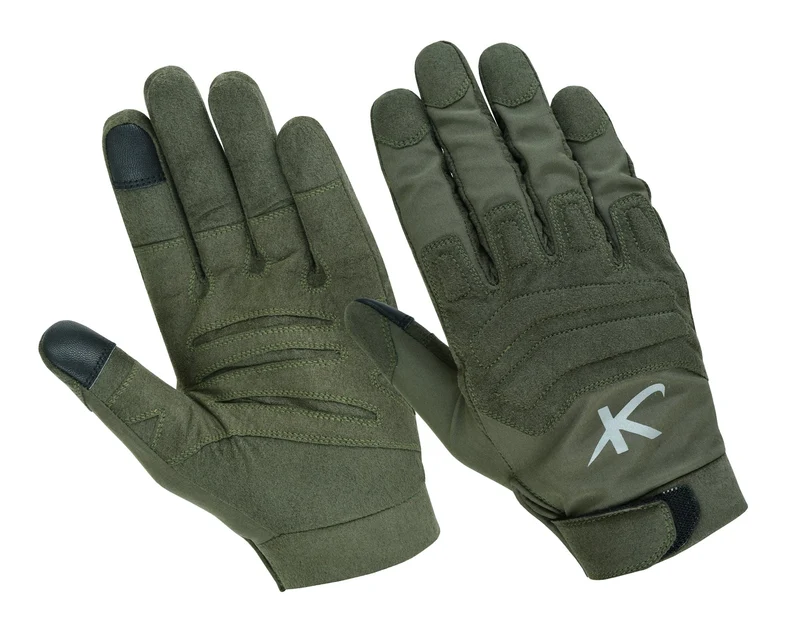 Guanti da caccia KONUSTEX GLADIO verde tattici touch screen