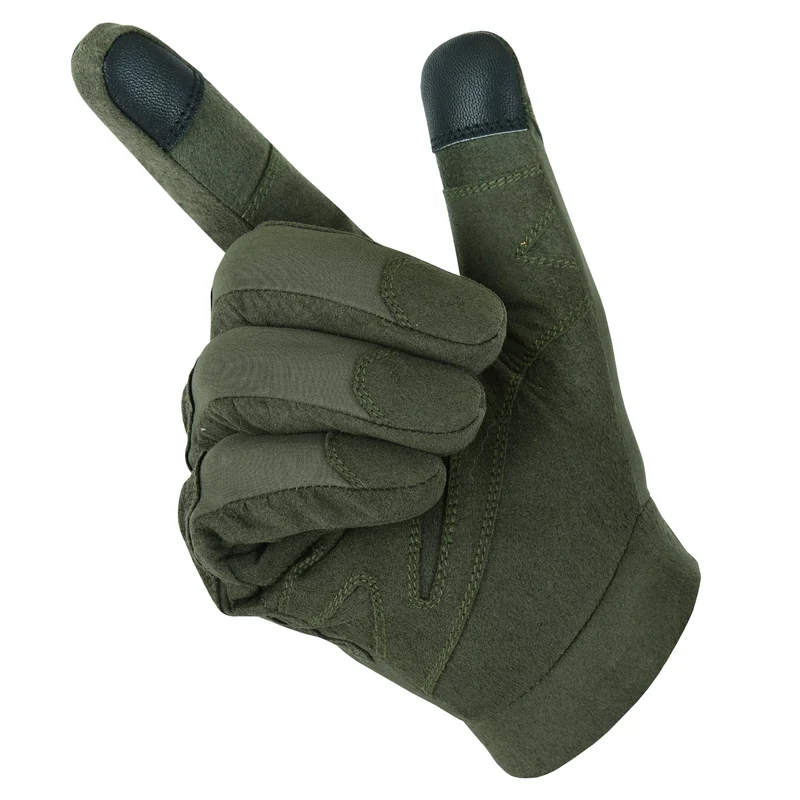 Guanti da caccia KONUSTEX GLADIO verde tattici touch screen