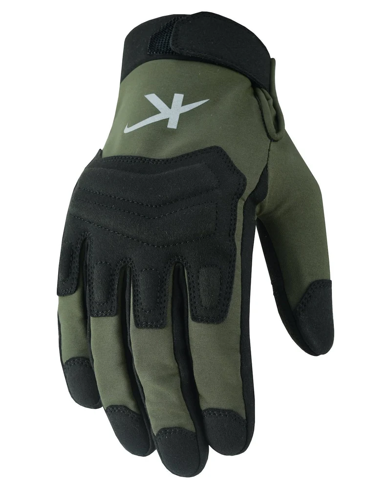 Guanti da caccia KONUSTEX GLADIO verde tattici touch screen
