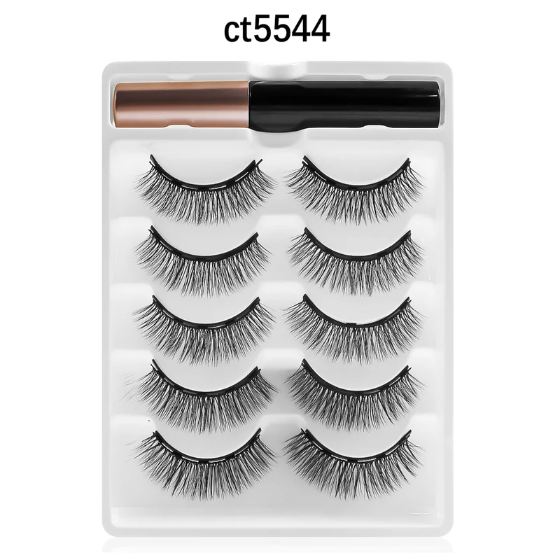 Magnetische Wimpern mit Eyeliner