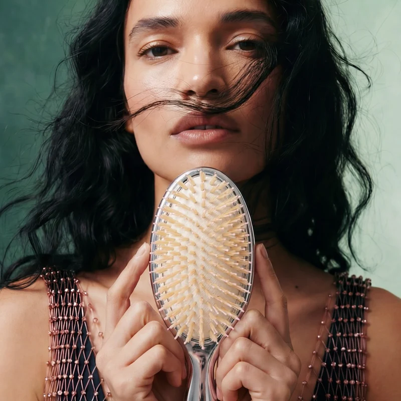 Premium Boar Bristle Hairbrush No.2