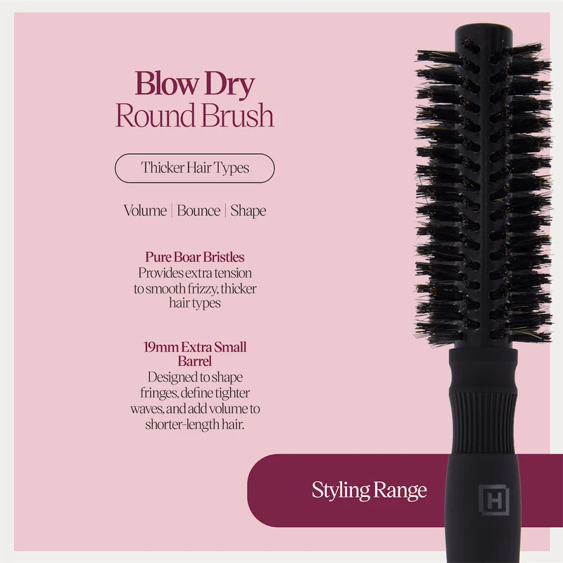 Blow Dry Round Brush - Boar Extra Small