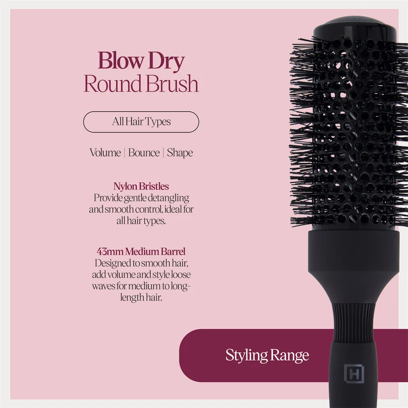 Blow Dry Round Brush - Nylon Medium
