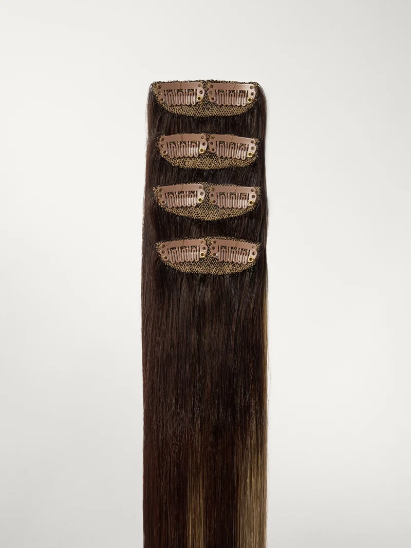 20" Mocha Bronde Balayage Scalp Hair Fill-Ins (50g)