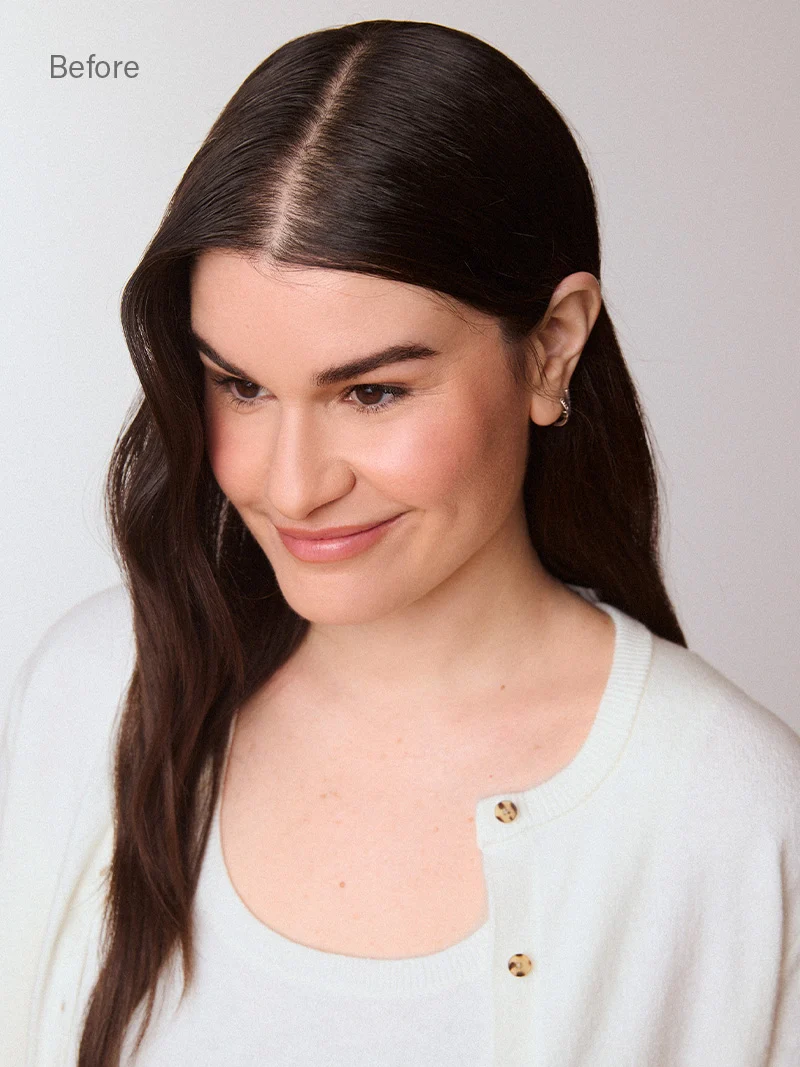20" Chocolate Brown Scalp Hair Fill-Ins & Seamless Clip-Ins Bundle (230g)