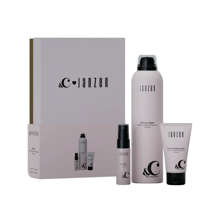 JANZEN &C Gift Set S Body Vanilla Peach & Happiness