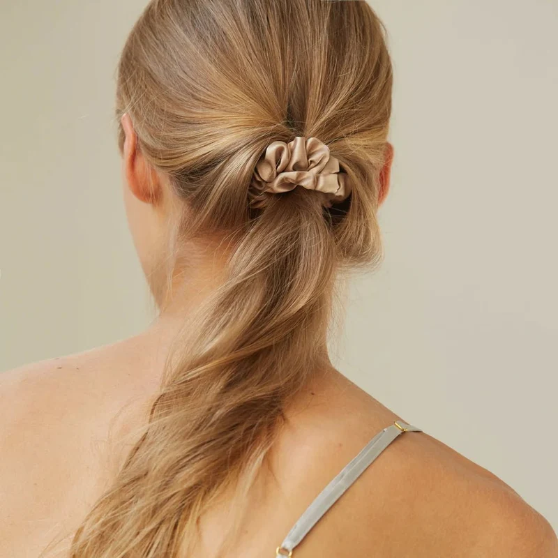 Silk Scrunchie Set - 5 x Größe S