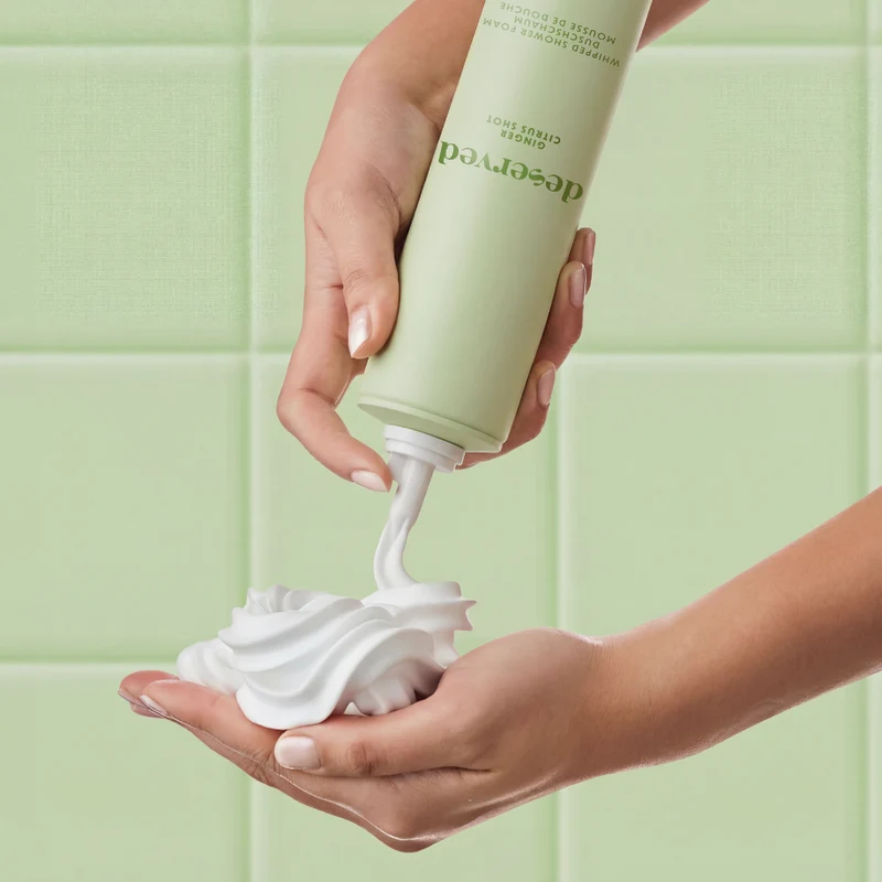 Deserved Ginger Citrus Shot Whipped Shower Foam 250ml