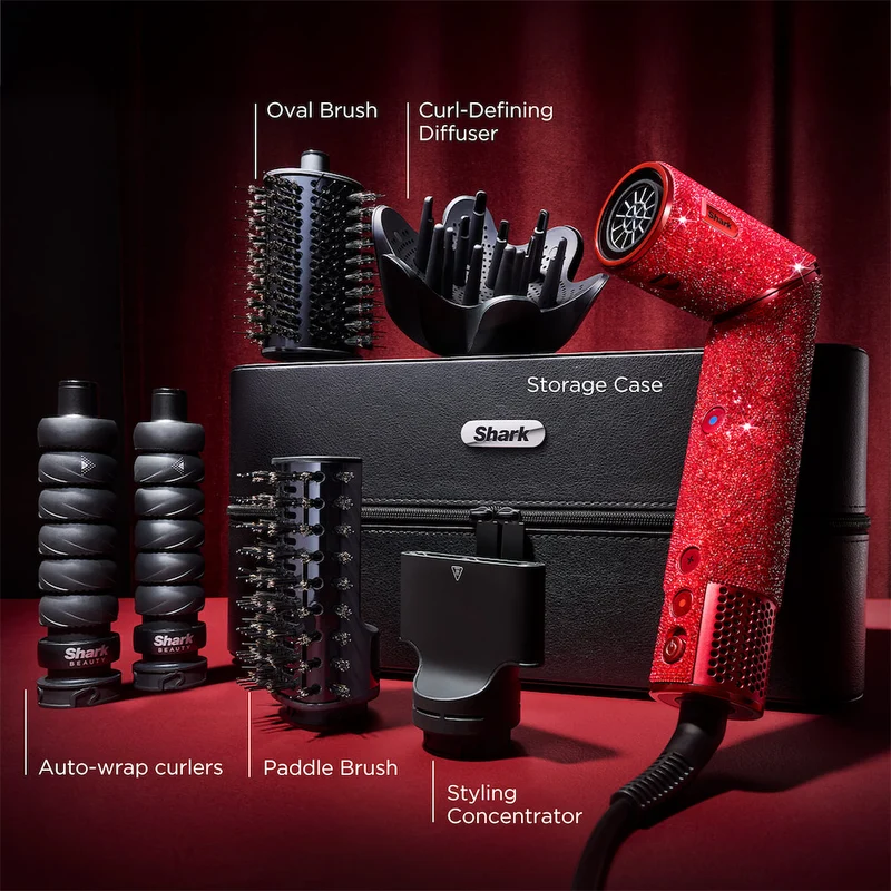 FlexStyle Air Styling & Drying System - Red Ruby Diamond
