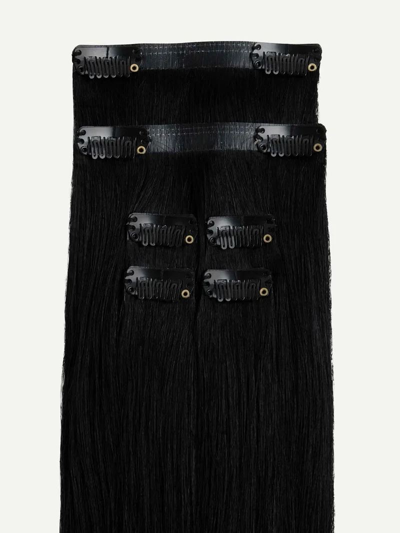 12" Jet Black Thinning Hair Fill-Ins (50g)