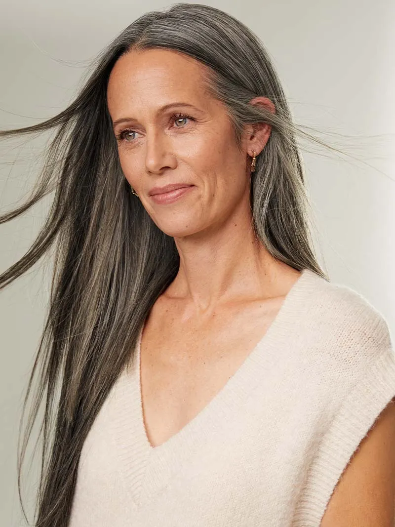 20" Dark Gray Halo® Hair Extensions (180g)