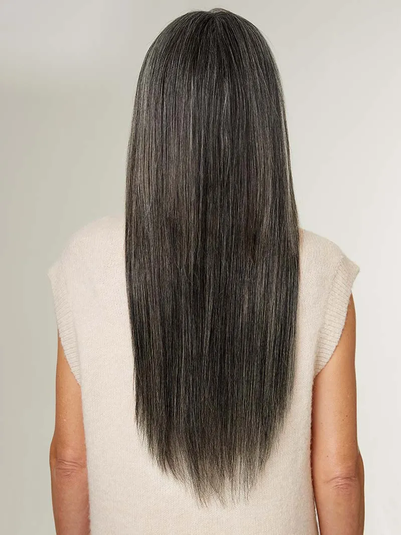 20" Dark Gray Halo® Hair Extensions (180g)
