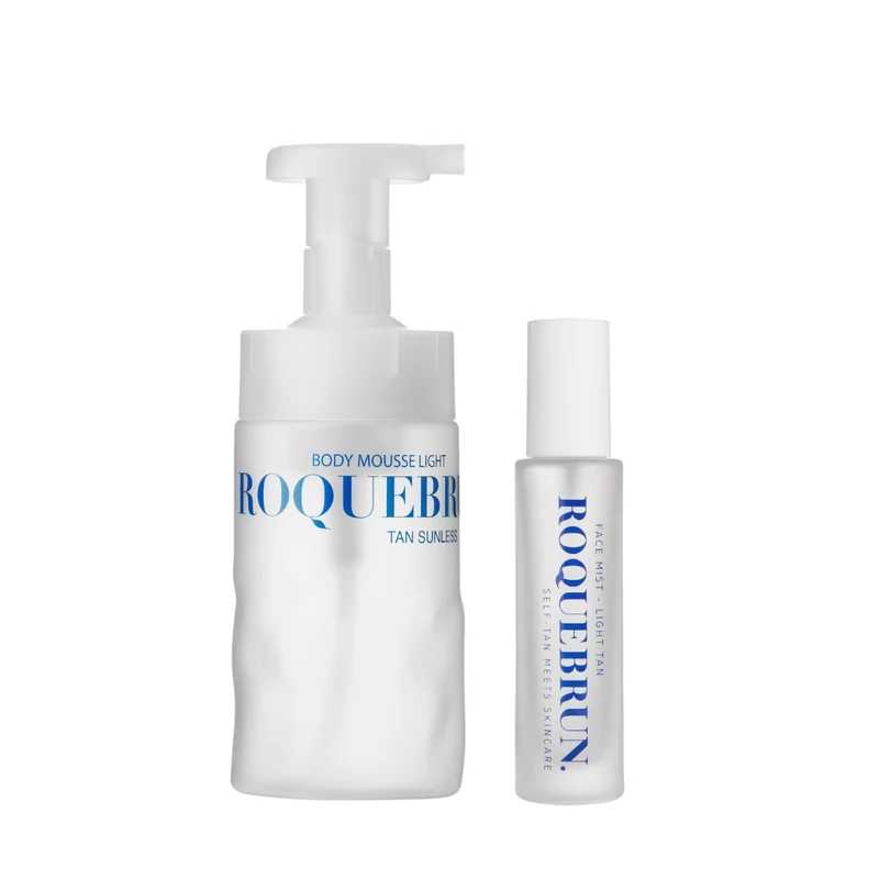 ROQUEBRUN. Body Mousse Light & Tanning Mist Light Set
