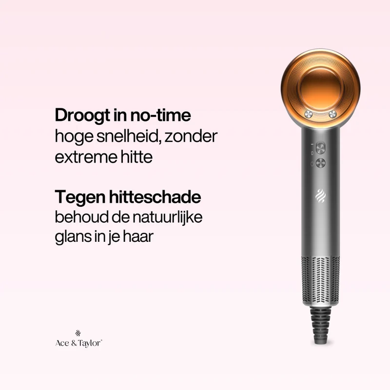 Ace & Taylor Föhn PrecisionAir Goud